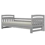 Posteľ Tosia s prístelkou 80x160 sivá