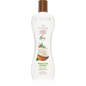 Biosilk Silk Therapy Natural Coconut Oil hydratačný šampón s kokosovým olejom 355 ml