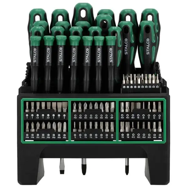 Šroubováky STALCO, set.114 ks