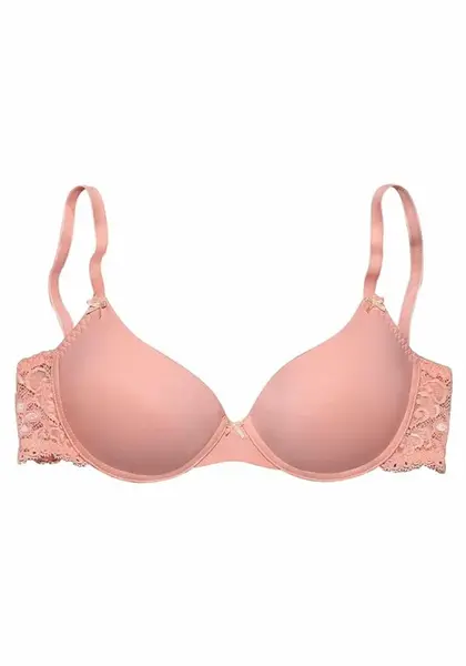 NUANCE Podprsenka  pastelovo ružová