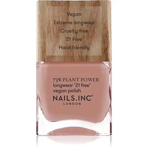 Nails Inc. Plant Power dlhotrvajúci lak na nechty odtieň Good Energy Efficient 14 ml