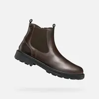Men's Brown Ankle Boots Geox Lagorai + Grip B A - Mens