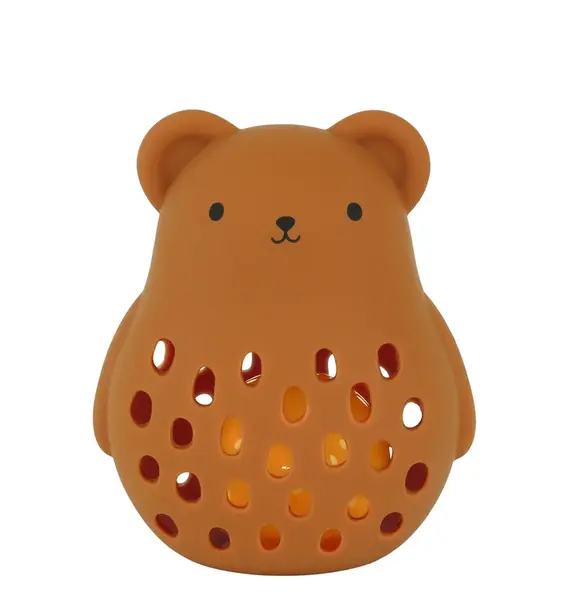 A Little Lovely Company silikonové chrastítko - medvídek