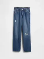 GAP Dětské džíny Distressed Soft Relaxed - Kluci