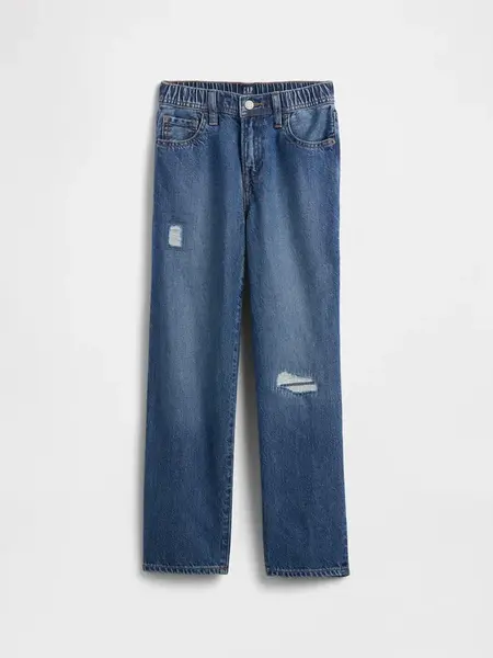 GAP Dětské džíny Distressed Soft Relaxed - Kluci