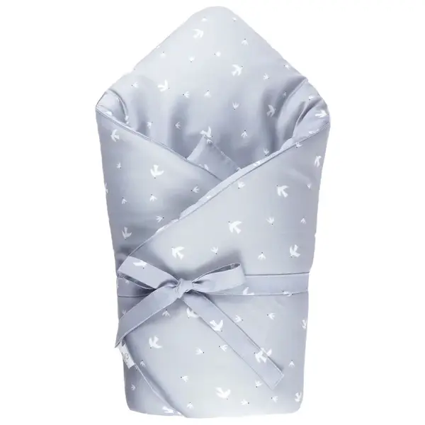 Zavinovačka - sivomodré vtáčiky - SOFTELLO, Letná, Modrá, Vtáčiky