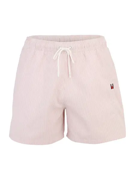 Tommy Hilfiger Underwear Plavecké šortky 'ITHACA'  námornícka modrá / ružová / červená / biela