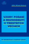 Vzory podaní a rozhodnutí v trestných veciach