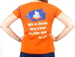 Dámské tričko s citátem oranžové XXL KNIHCENTRUM.cz