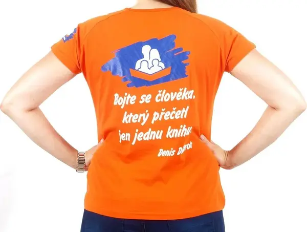Dámské tričko s citátem oranžové XXL KNIHCENTRUM.cz