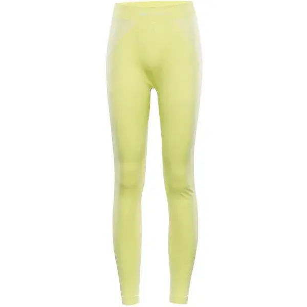 ALPINE PRO LENTA Dámské funkční spodní kalhoty, žlutá, velikost XL/XXL