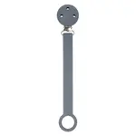 Nattou Klip na dudlík silikon dark grey