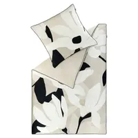 Musterring OBOUSTRANNÉ POVLEČENÍ, satén, krémová, černá, béžová, 135/200 cm