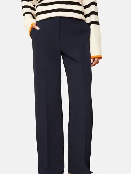 love & roses Nohavice s pukmi  námornícka modrá