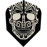 Windson SKULL PLAST 3 KS Letky na šípky štandard, biela, veľkosť