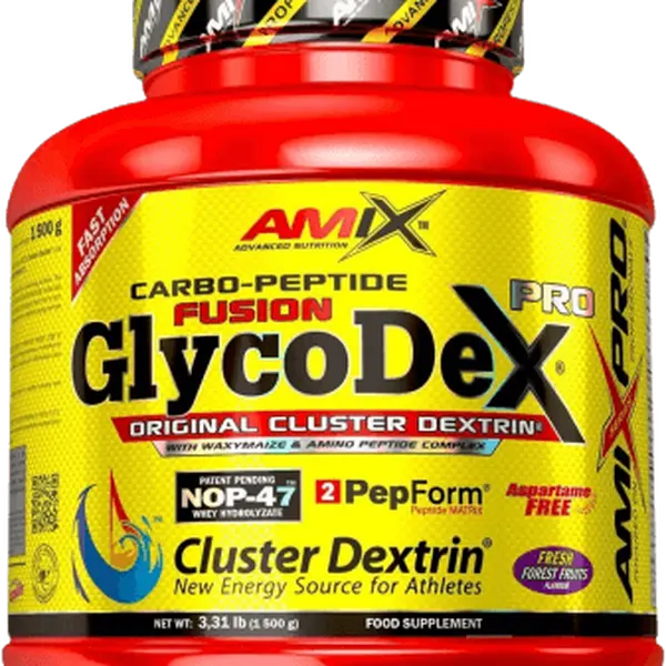 AMIX Pro GlycoDex Pro, Lesní ovoce, 1500 g