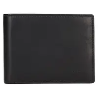Pánska kožená slim peňaženka Richhoff Petr - čierna