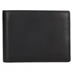 Pánská kožená slim peněženka Richhoff Petr - černá