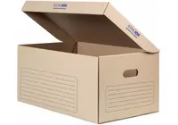 Archivační kontejner s víkem, 53x36x26cm bílá