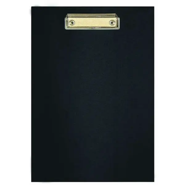Desky s klipem A5 černé laminované
