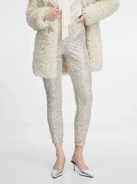 Krémové dámske legíny ORSAY