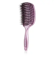 BrushArt Hair Ventilační kartáč s kančími štětinami L 1 ks Metallic Pink