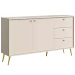 Komoda 2D3S Rose 03 pieskovo béžová