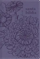 NBLA, Santa Biblia, Edicion versificada, Tamano bolsillo, Leathersoft, Morado, Con cierre,  Palabras de Jesus en rojo, Comfort Print - NBLA-Nueva Bibl