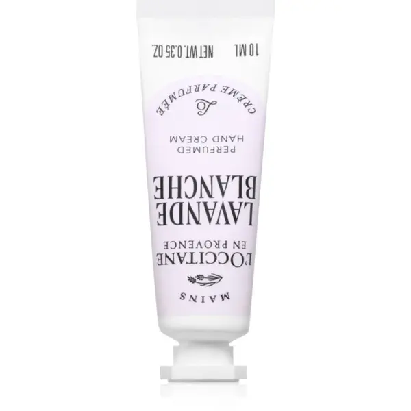 L’Occitane Lavande Blanche upokojujúci krém na ruky 10 ml