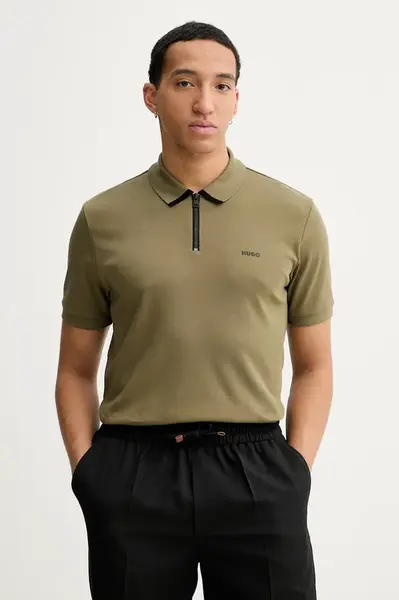 Bavlnené polo tričko HUGO