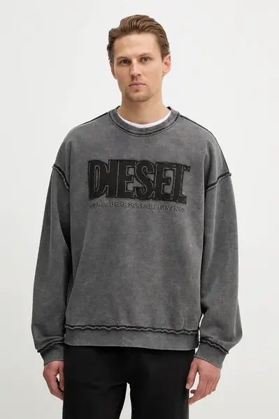 Bavlněná mikina Diesel S-BOXT-RAW-V1