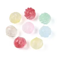 Baking Paint Transparent Glass Beads
