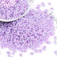 Lustered Glass Seed Beads