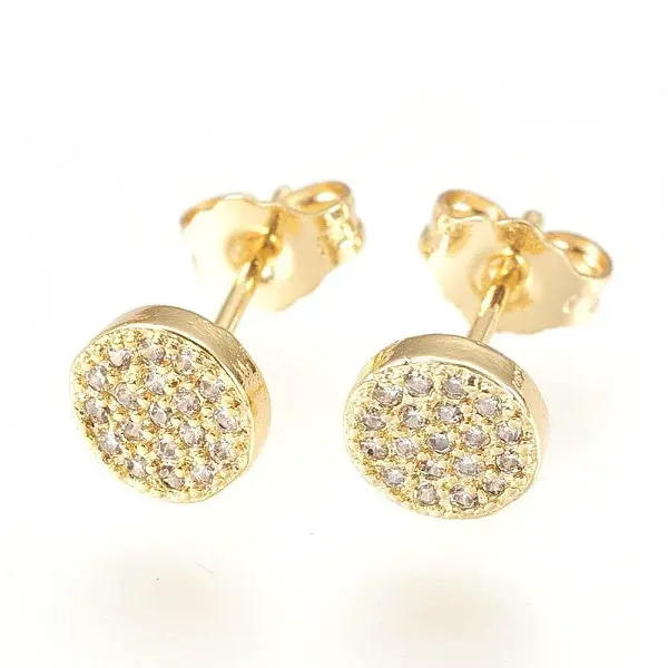 Brass Ear Studs