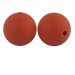 Silicone Beads Round Rubber Bead 15MM Loose Spacer Beads for DIY Supplies Jewelry Keychain Making