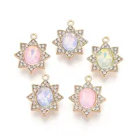 Alloy Glass Pendants