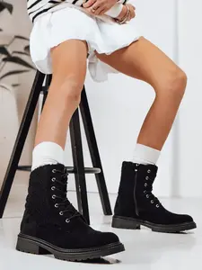 Černé kotníkové workery