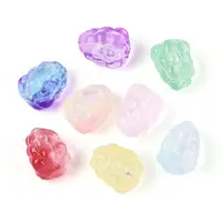 Baking Paint Transparent Glass Beads