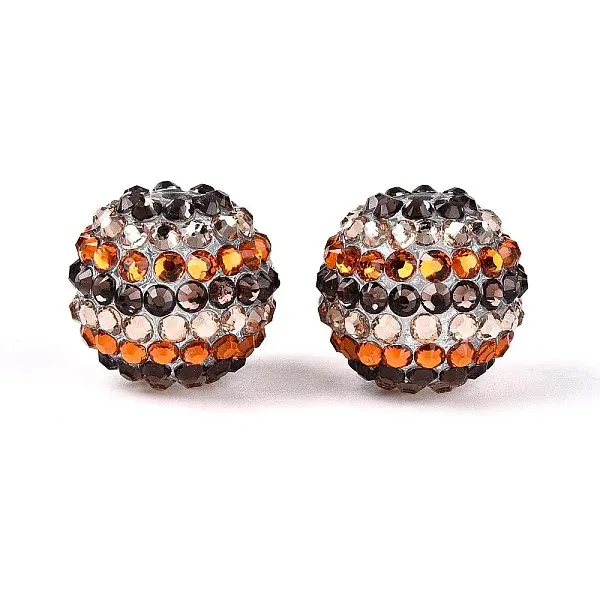 Acrylic with Resin Rhinestone Beads