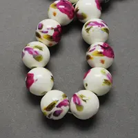 Handmade Printed Porcelain Beads