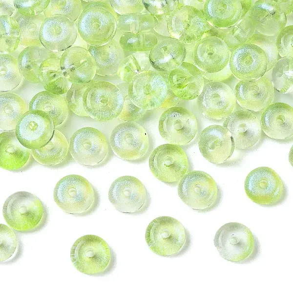 10G Electroplate Transparent Colours Rainbow Glass Seed Beads