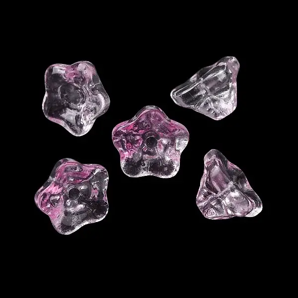 Baking Paint Transparent Glass Beads