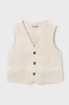Detská vesta zo zmesi ľanu Mayoral
