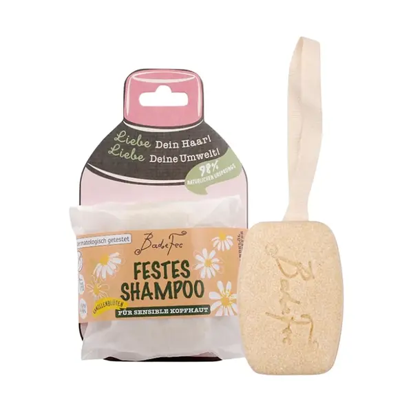 BADEFEE Tuhý šampon Camomile Blossoms 80 g