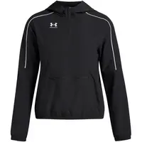 Under Armour CHALLENGER ANORAK Dámska futbalová bunda, čierna, veľkosť M