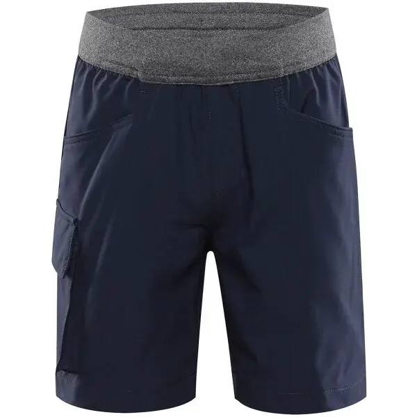 ALPINE PRO ZAMBO Detské krátke nohavice, tmavo modrá, veľkosť 140-146