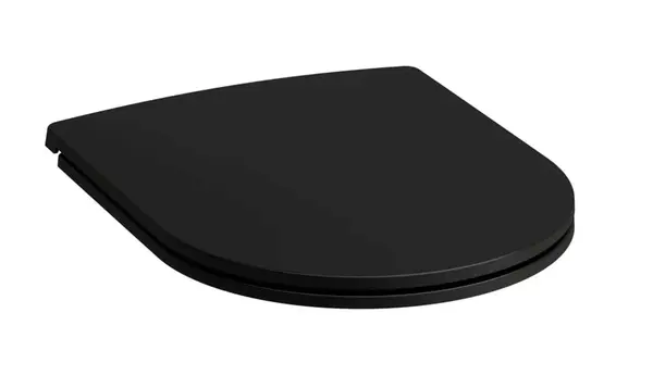 Laufen Pro - WC doska Slim, SoftClose, matná čierna H8989667160001