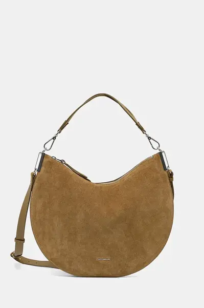 Semišová kabelka Coccinelle COCCINELLESUNUP SUEDE