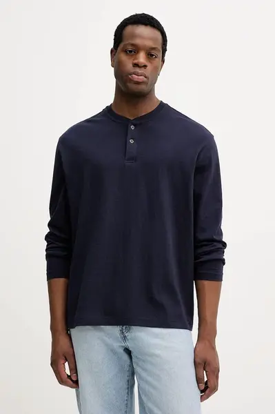 Bavlněné tričko s dlouhým rukávem United Colors of Benetton