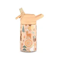 COOL BOTTLES KIDDIE WOODLAND BUDDIES 3D 350 ML Dětská termo láhev, hnědá, velikost 350 ML